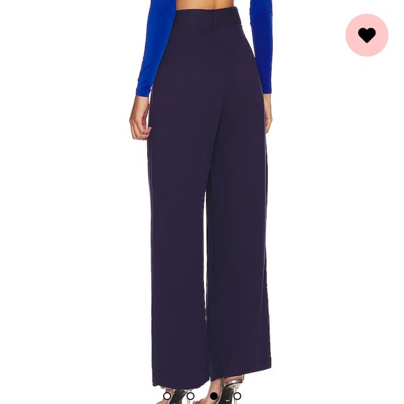 NWT Revolve More To Come Eliza Pant in Navy - Picture 4 of 4